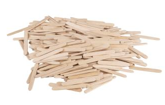 Mini-Knuselhoutjes 55x6mm, 300 Stk.